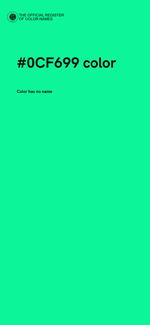 #0CF699 color image