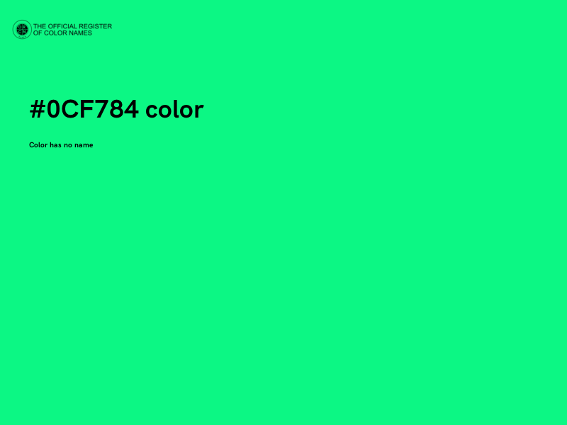 #0CF784 color image