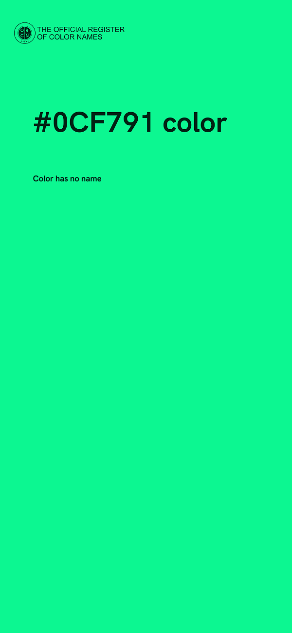 #0CF791 color image