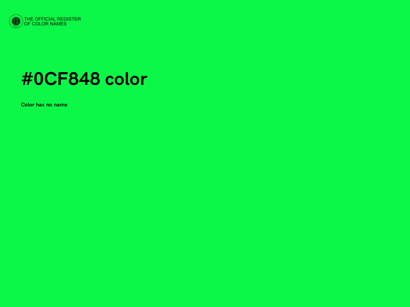 #0CF848 color image