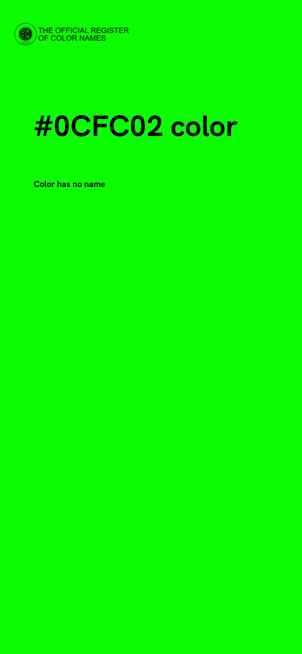 #0CFC02 color image