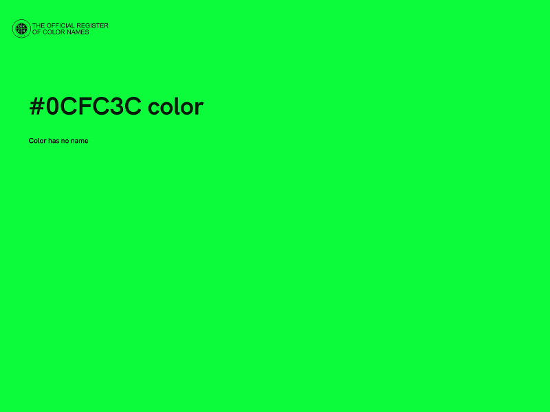 #0CFC3C color image