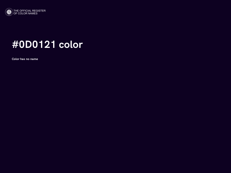 #0D0121 color image