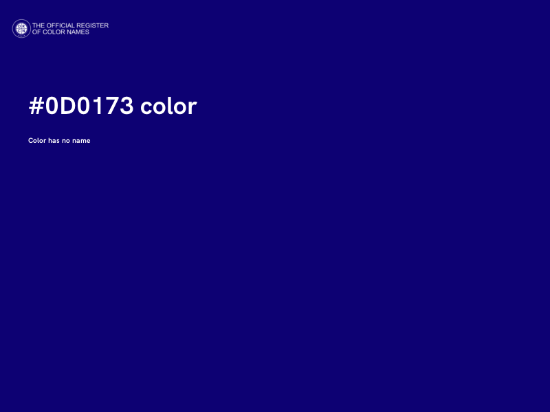 #0D0173 color image