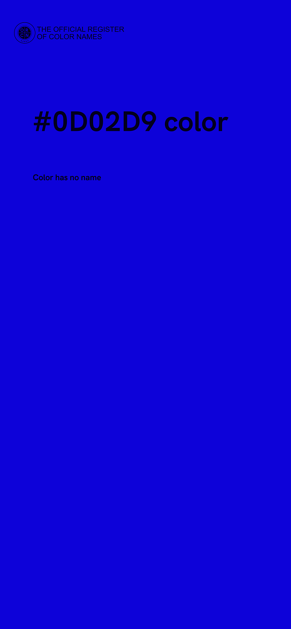 #0D02D9 color image