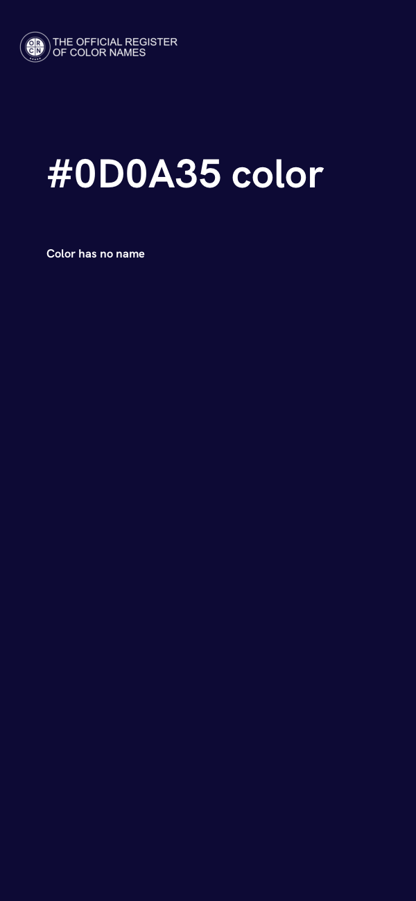 #0D0A35 color image