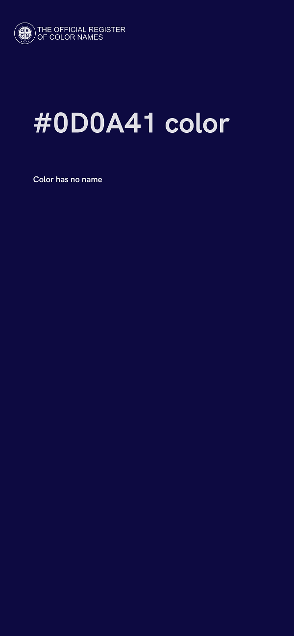 #0D0A41 color image