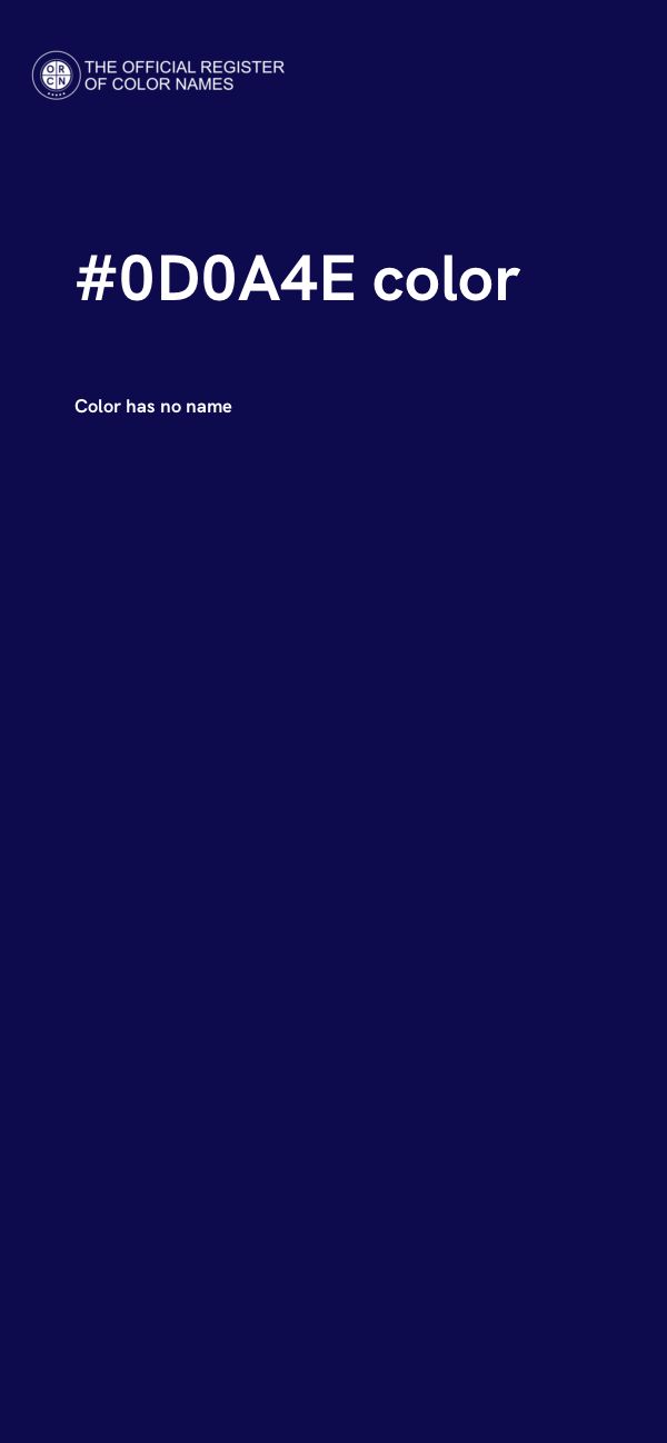 #0D0A4E color image