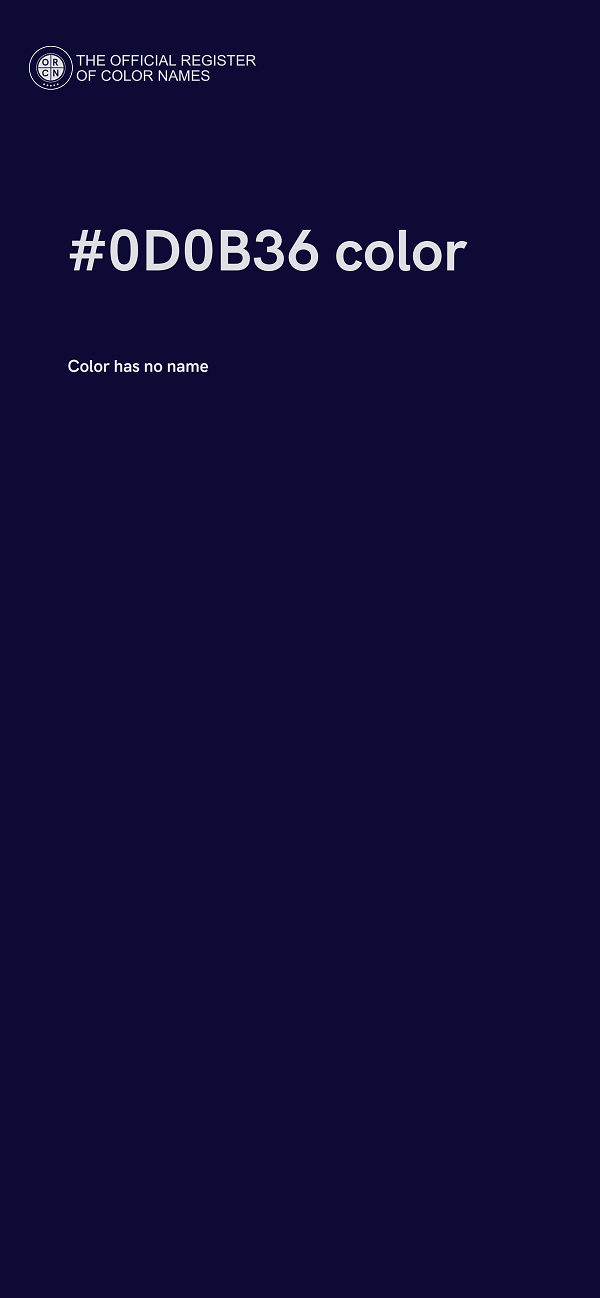 #0D0B36 color image
