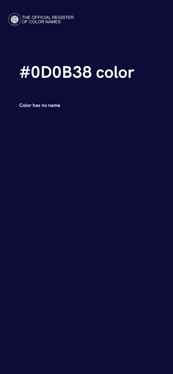 #0D0B38 color image