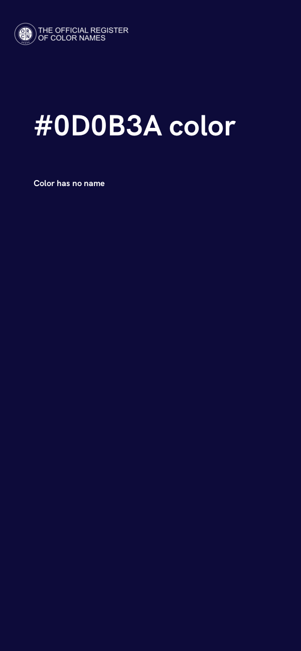 #0D0B3A color image