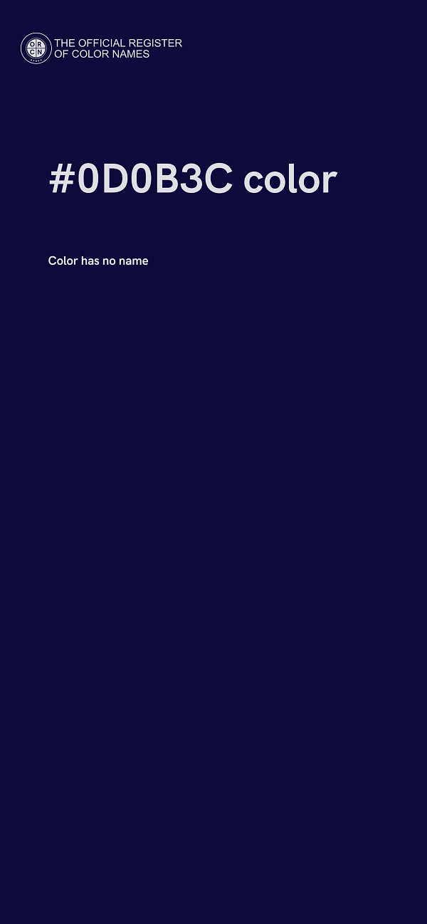 #0D0B3C color image