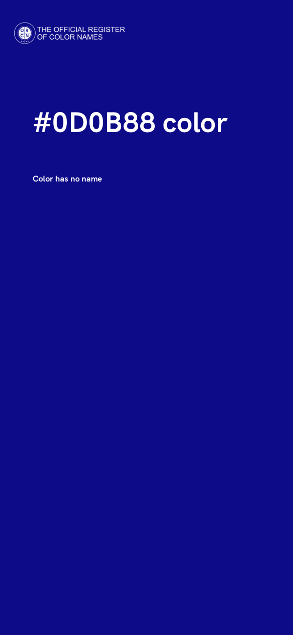 #0D0B88 color image