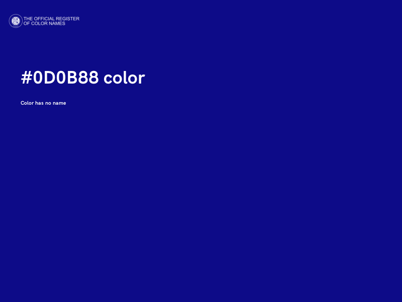 #0D0B88 color image