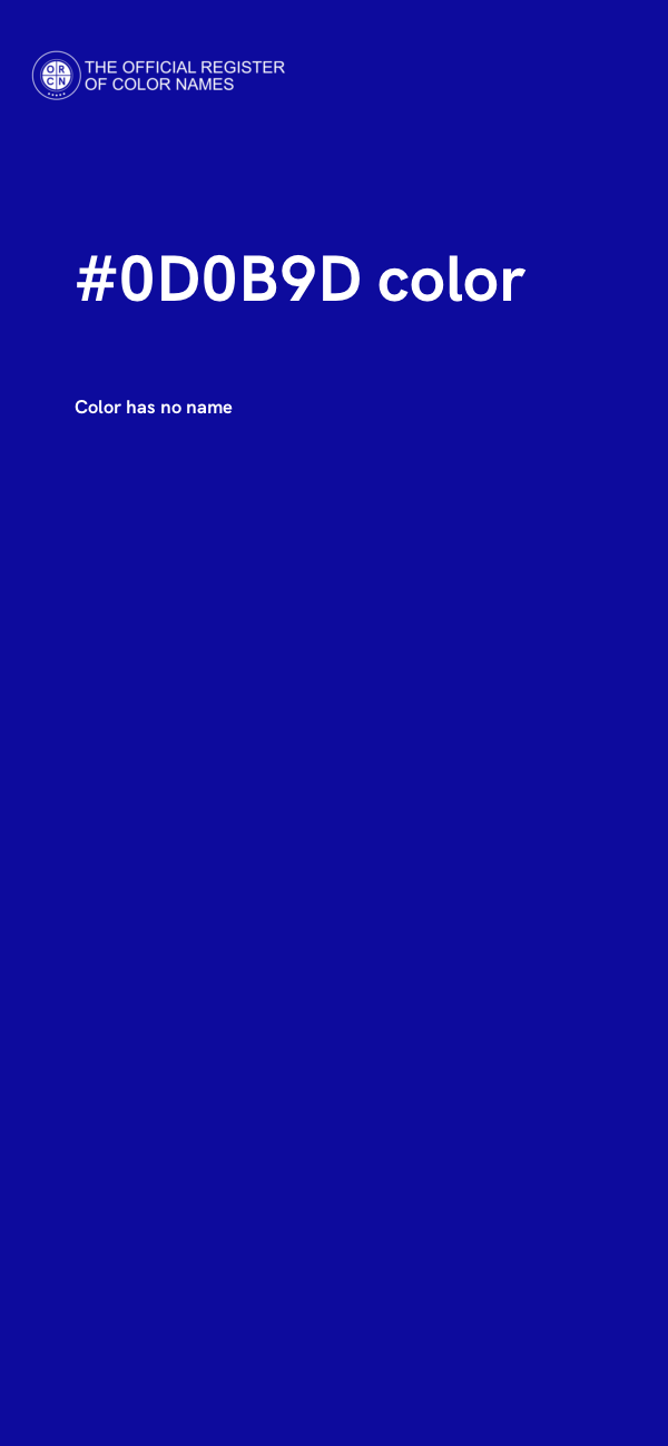 #0D0B9D color image
