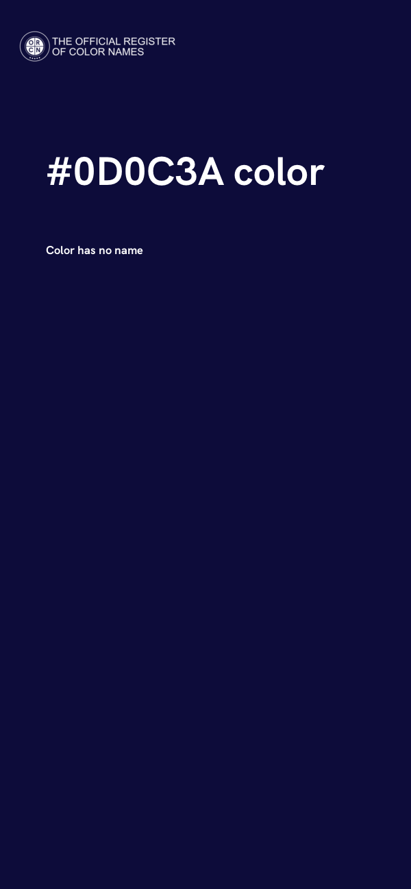#0D0C3A color image