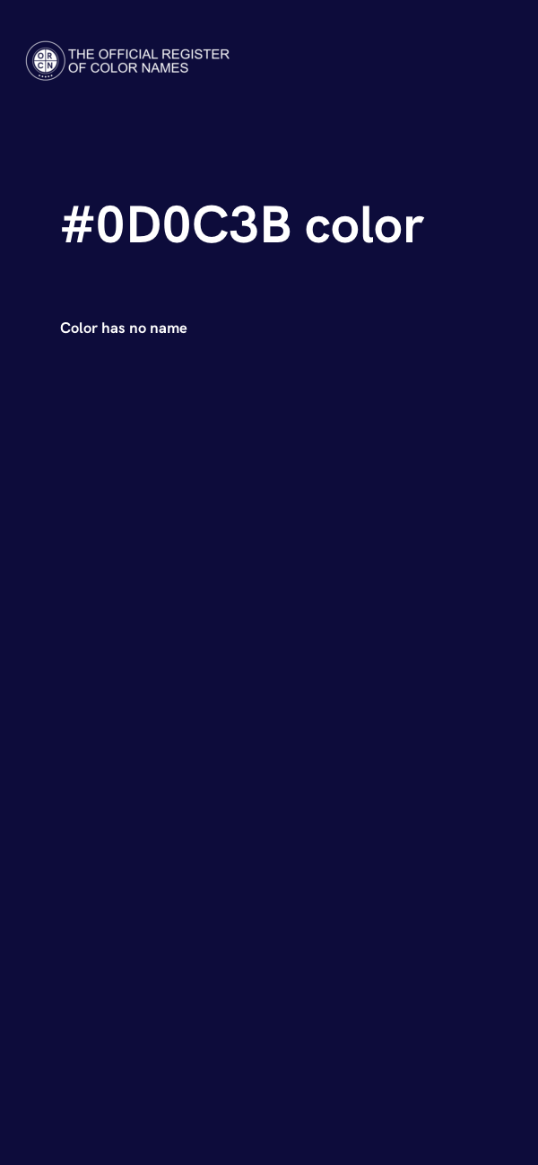 #0D0C3B color image