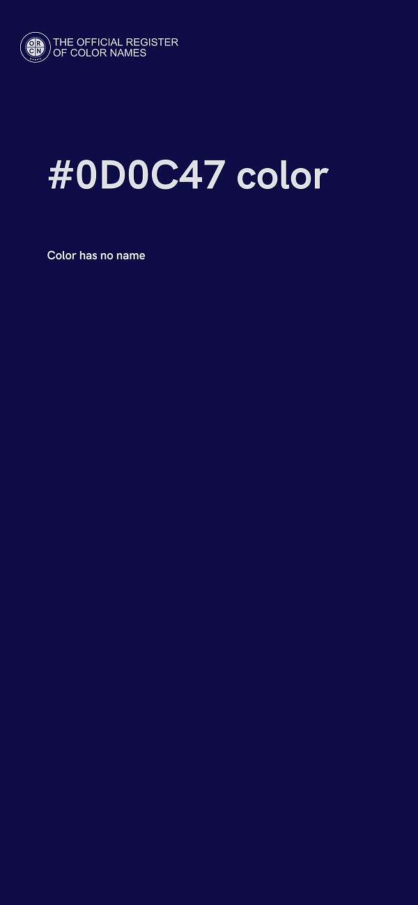 #0D0C47 color image
