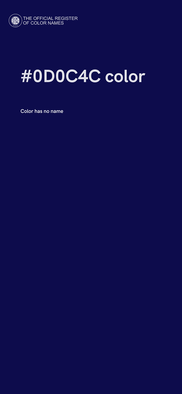 #0D0C4C color image