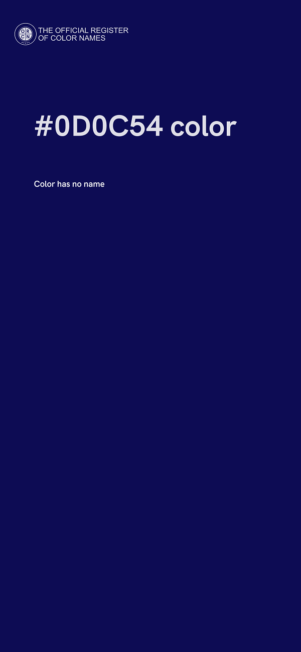 #0D0C54 color image