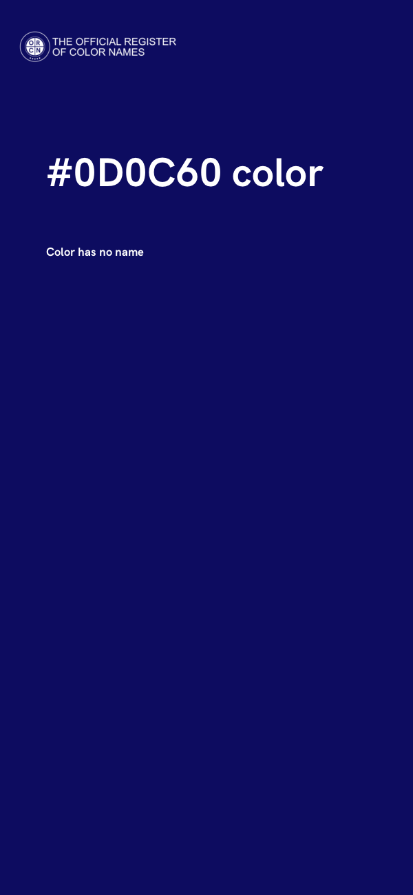 #0D0C60 color image
