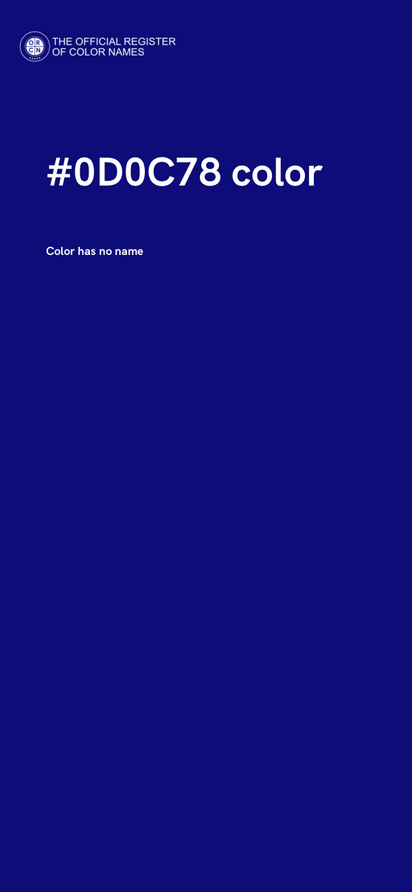#0D0C78 color image