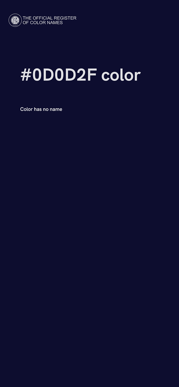 #0D0D2F color image