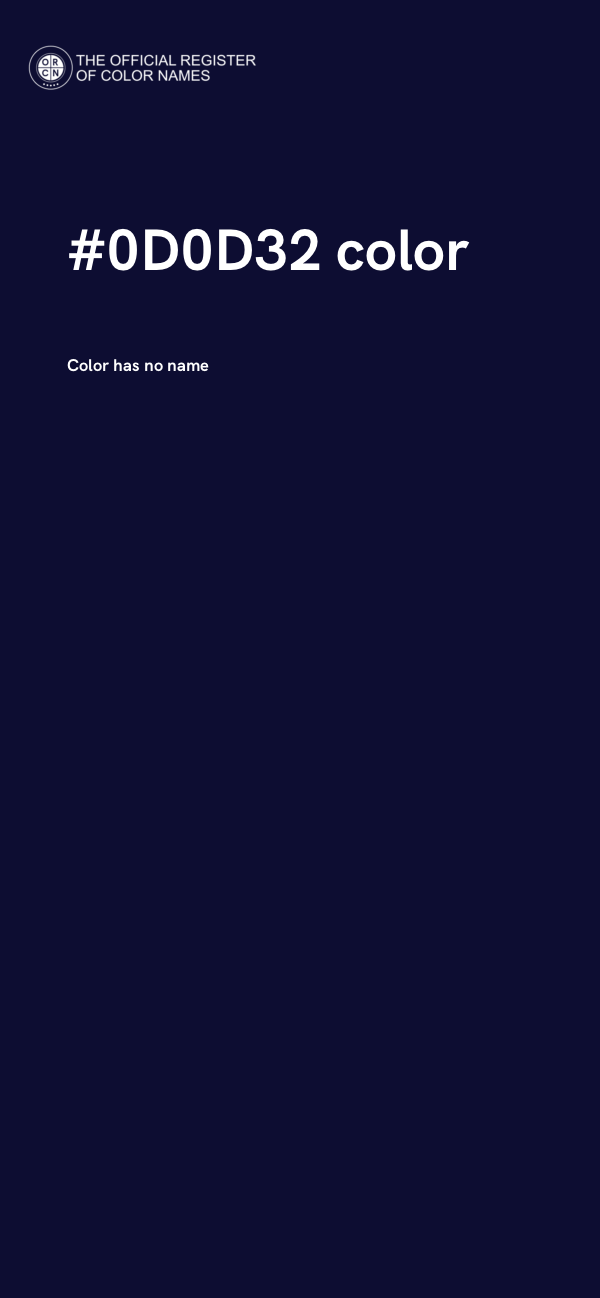 #0D0D32 color image