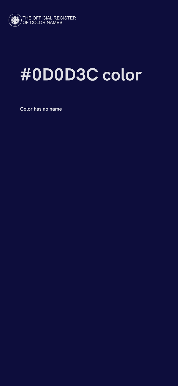 #0D0D3C color image