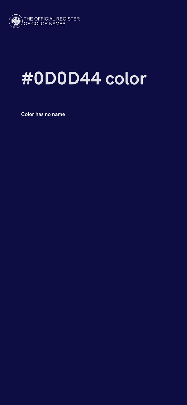 #0D0D44 color image