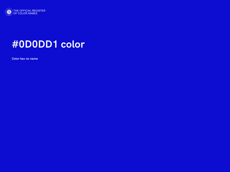 #0D0DD1 color image