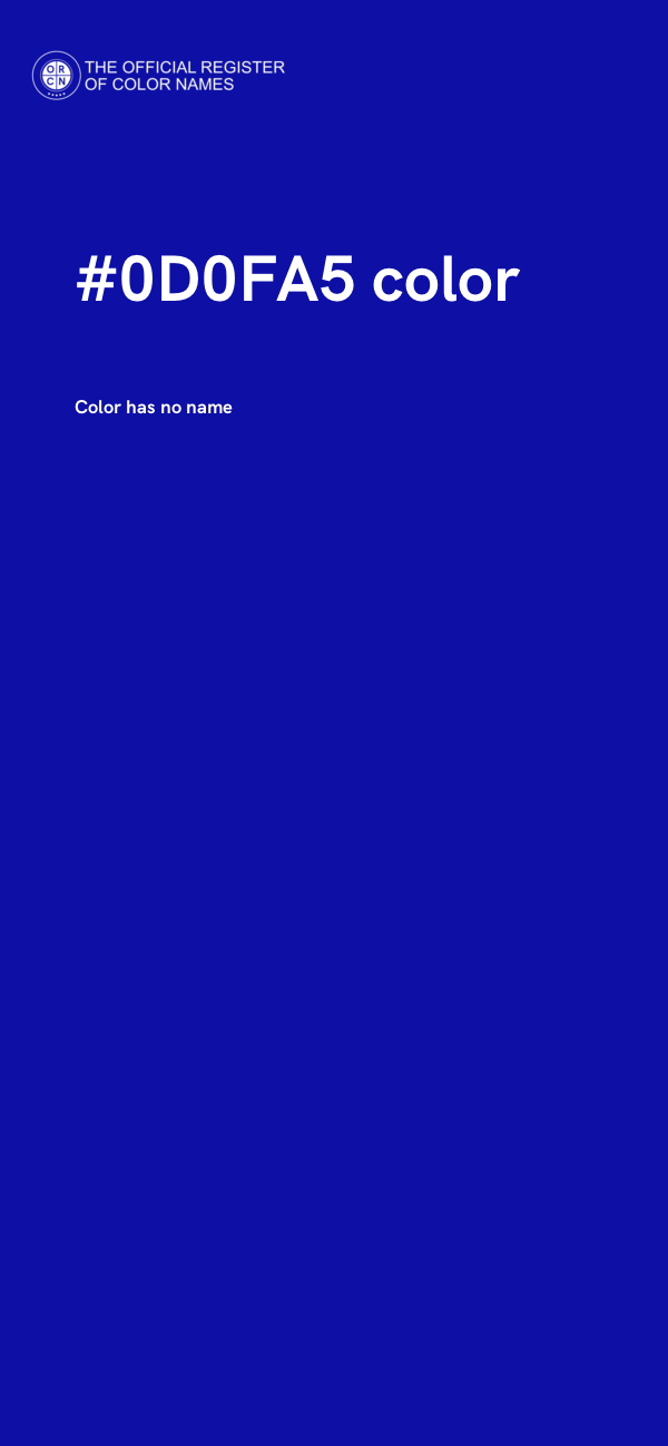 #0D0FA5 color image