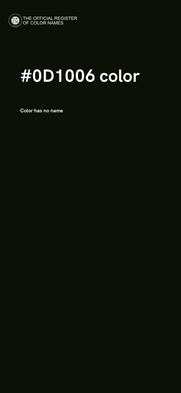 #0D1006 color image