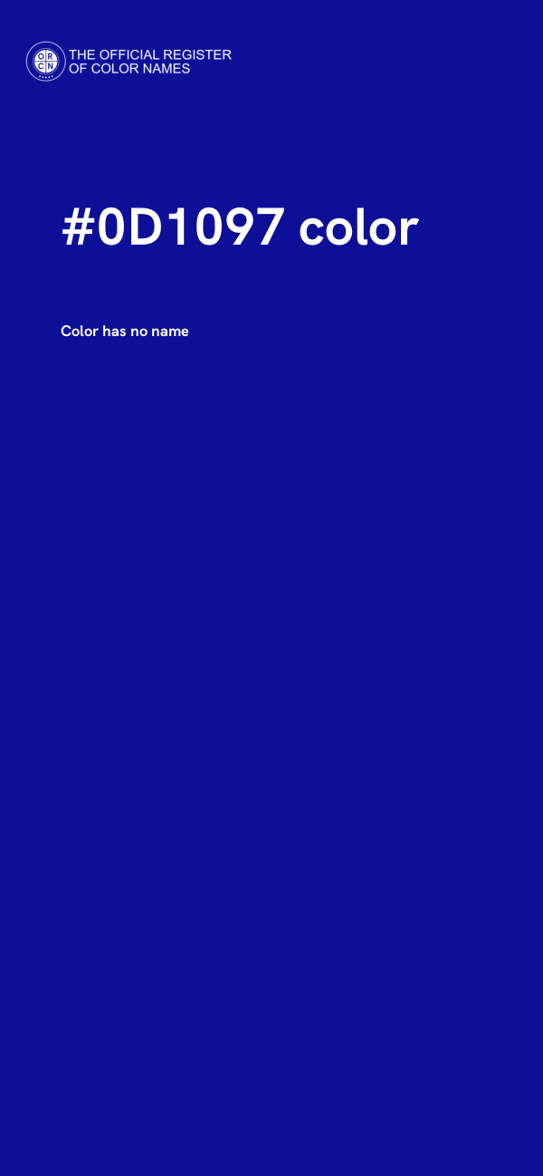 #0D1097 color image