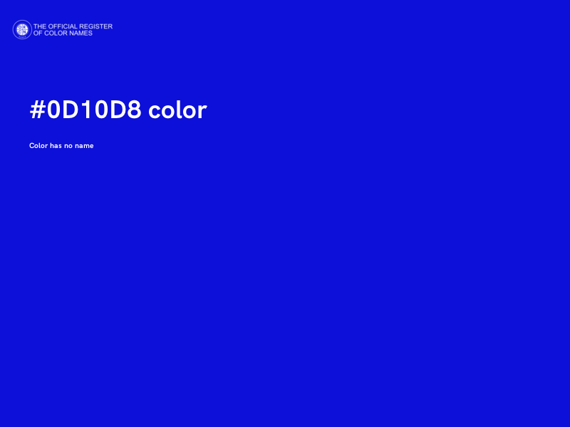#0D10D8 color image