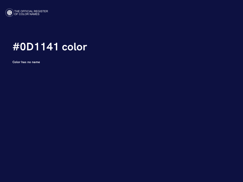 #0D1141 color image