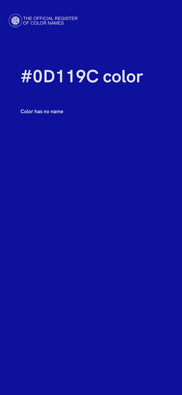 #0D119C color image
