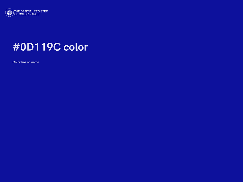 #0D119C color image