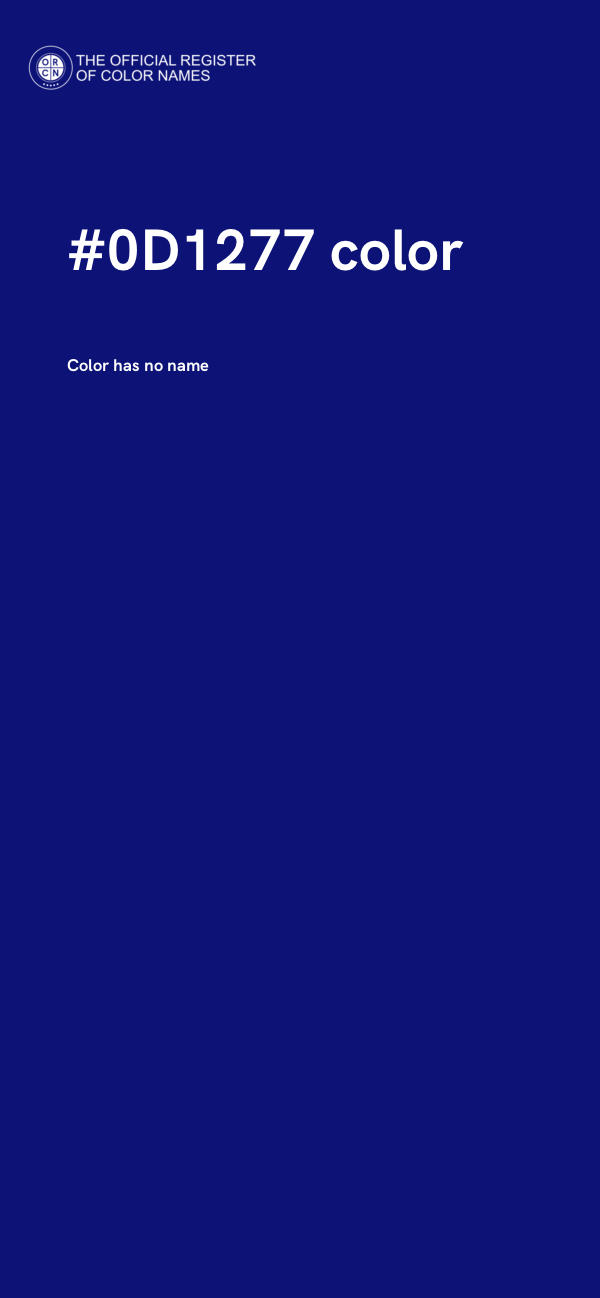 #0D1277 color image