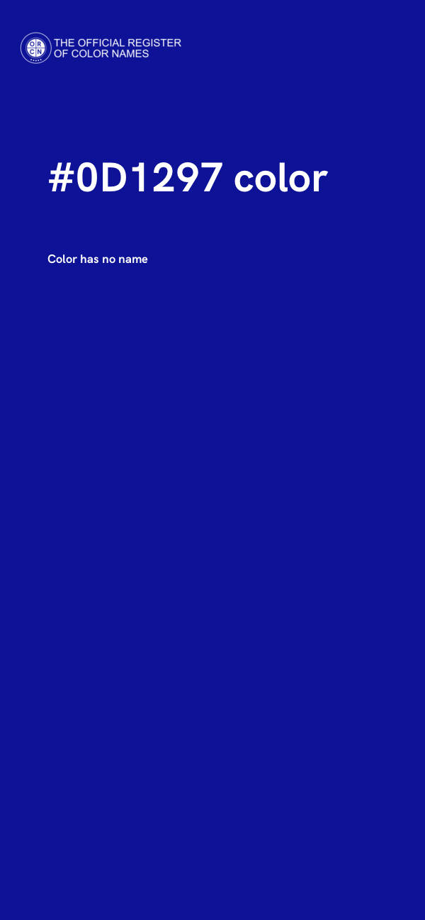 #0D1297 color image