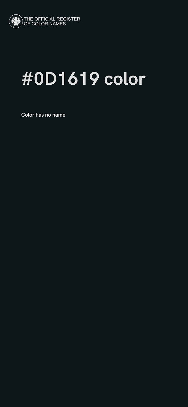 #0D1619 color image