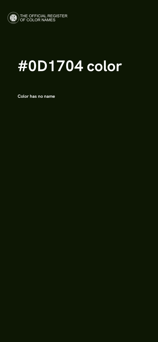 #0D1704 color image