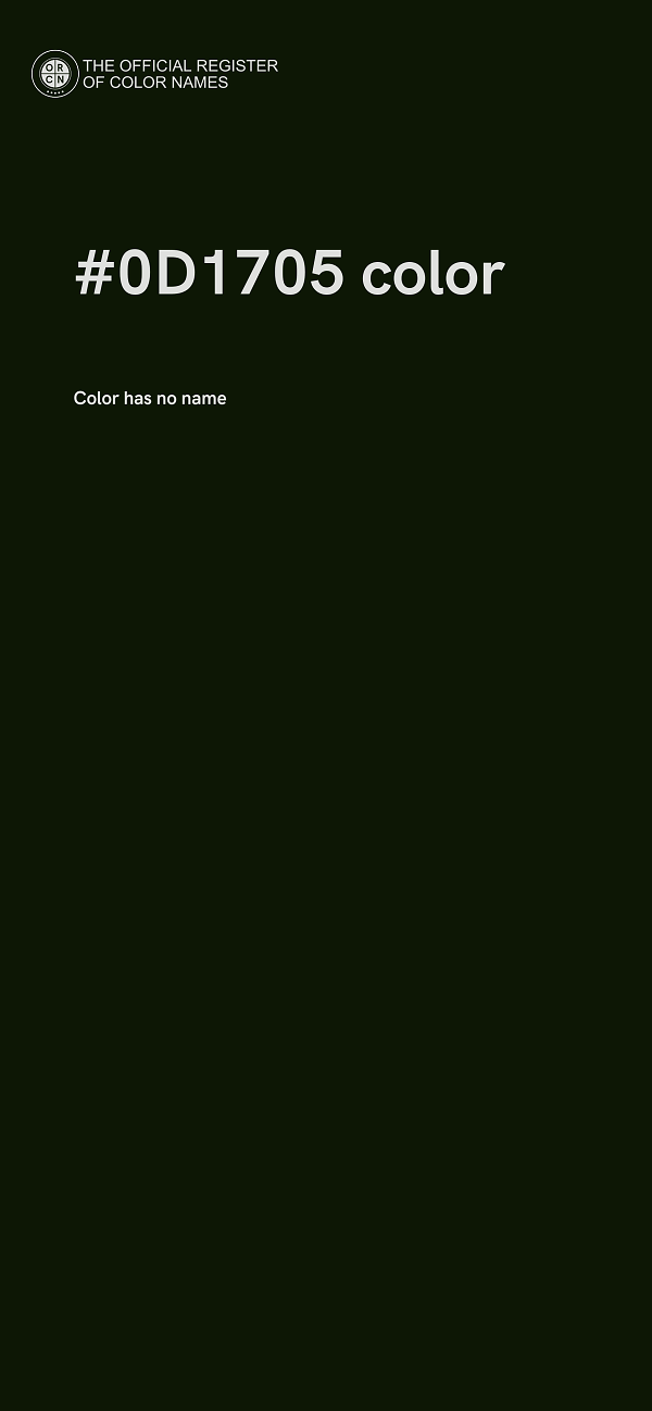 #0D1705 color image
