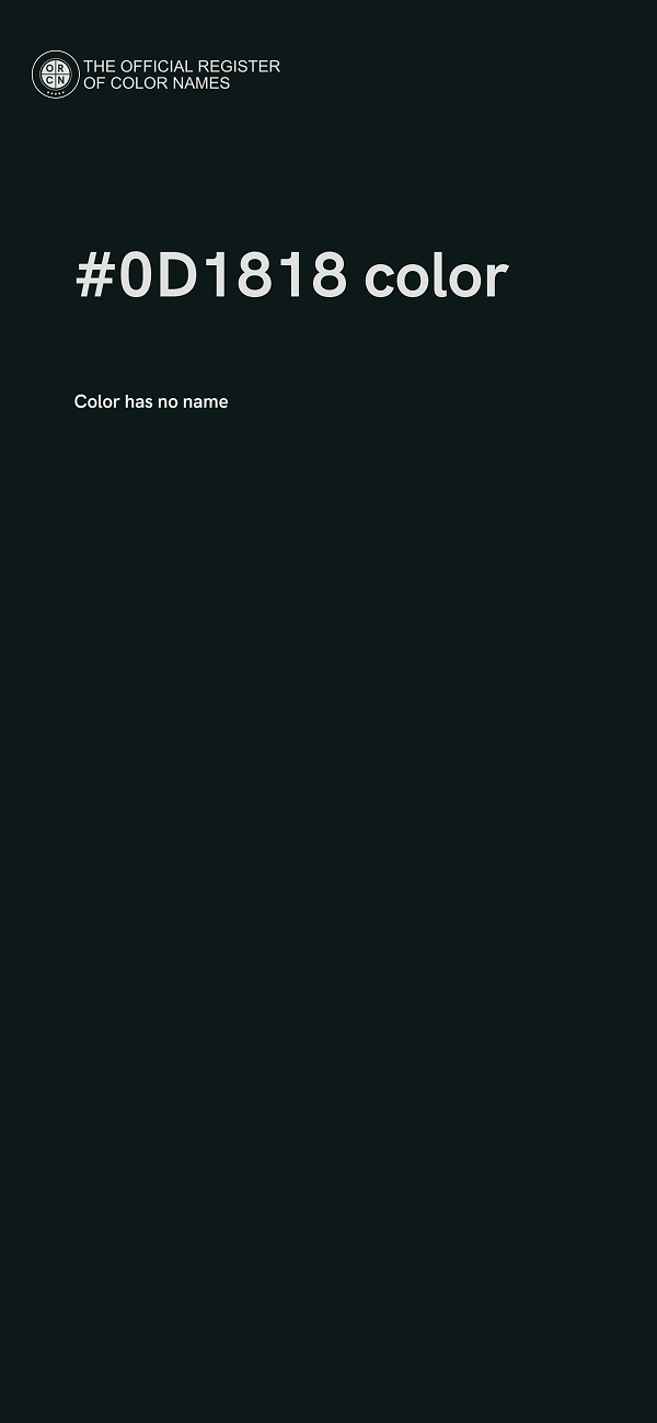 #0D1818 color image