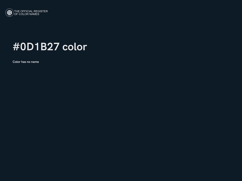 #0D1B27 color image