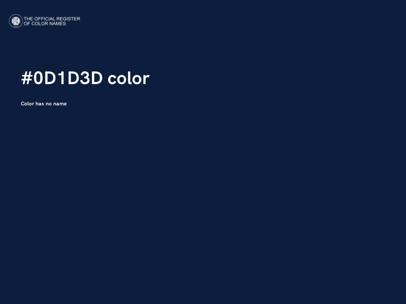 #0D1D3D color image