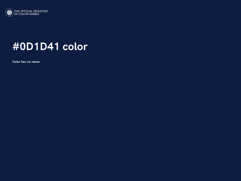 #0D1D41 color image