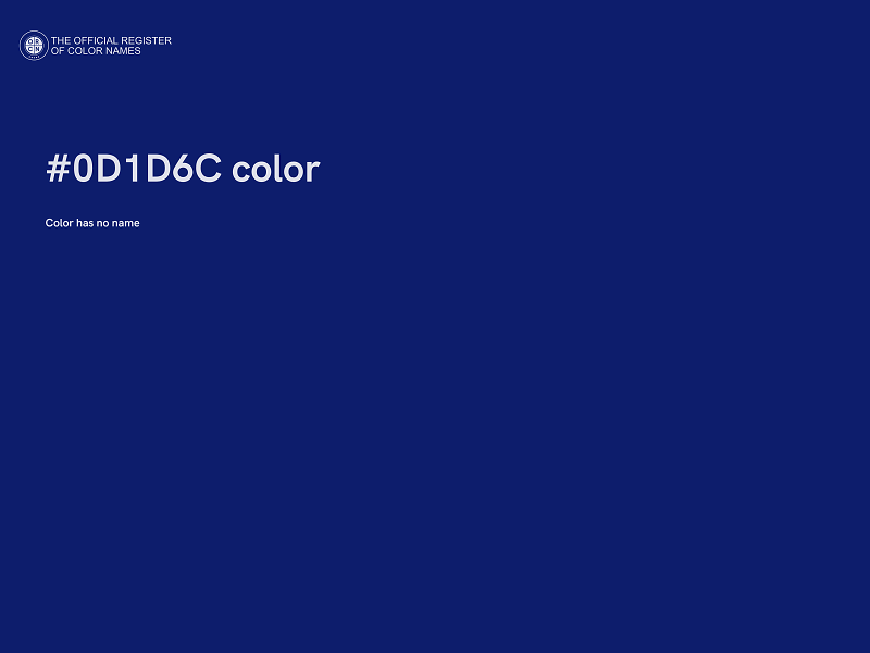 #0D1D6C color image