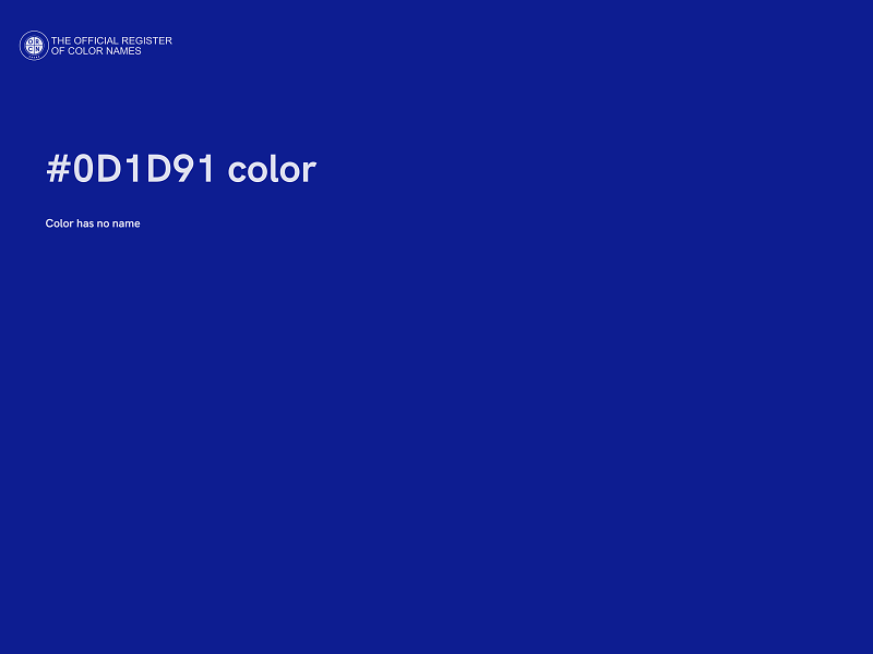 #0D1D91 color image