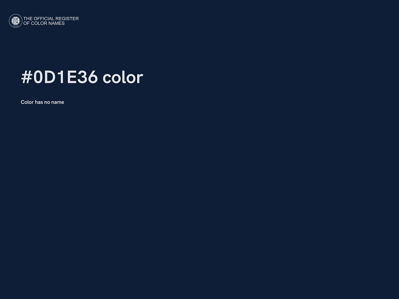 #0D1E36 color image